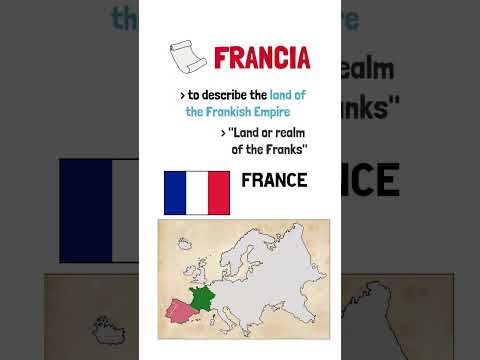 ❓🇫🇷 How Did FRANCE Get Its Name?