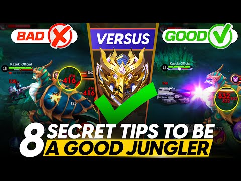 TOP 8 SECRET TIPS TO BE A GOOD JUNGLER!