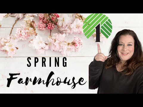 ADORABLE Dollar Tree Spring DIYS I Farmhouse DIY