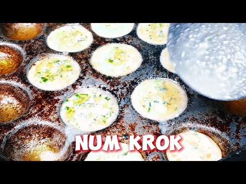 Num Krok in Cambodia! visit here to taste 😋 #amazingtaste  #shorts #asianfood