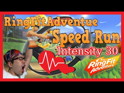 【RTA】RingFitAdventure SpeedRun World 1 - Intensity 30【22:55】