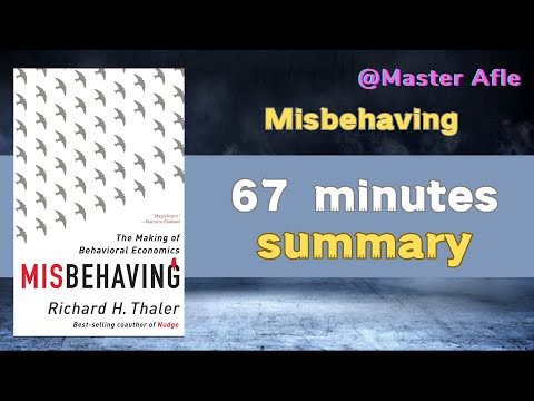 Summary of Misbehaving by Richard Thaler | 67 minutes audiobook summary | #economics