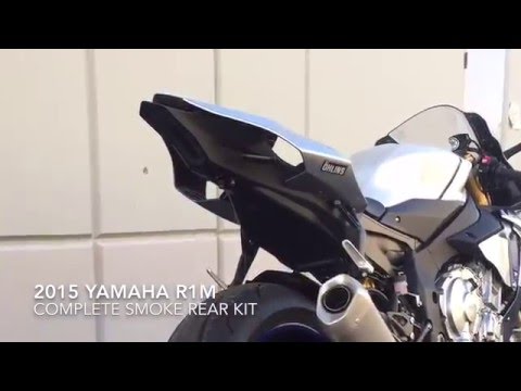 2015 Yamaha R1 R1M stock vs JL Designs LED Lights