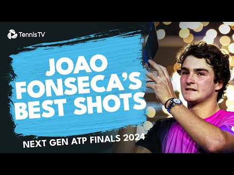 Joao Fonseca: Best Shots On Way to Next Gen ATP Finals Title 🏆