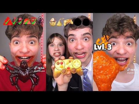 Spiciest Food Shorts By Spizee The Goat | Mukbang & ASMR Compilation 2024✔