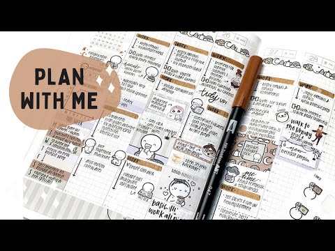 Weekly Plan With Me : Cozy Halloween | Hobonichi Cousin