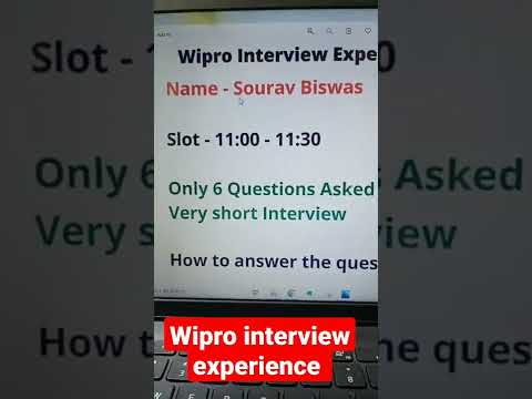 Wipro interview experience