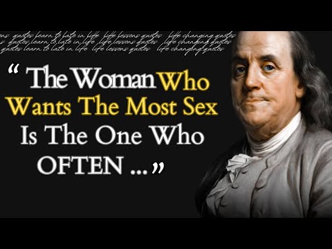 Benjamin Franklin's life lessons should be learned in youth | Best life Quotes