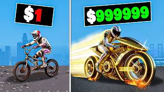 $1 to $1,000,000 Bike in GTA 5