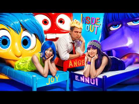 We Build a Secret Room for Inside Out 2! Bunk Bed for JOY and ENNUI! If Emotions Rule Me