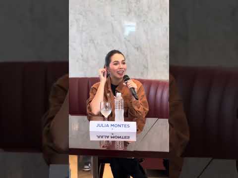 Julia Montes talks about her MMFF 2024 entry, Topakk, during the Cebu Press Conference