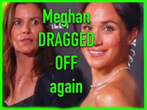 MEGHAN DRAGGED OFF RED CARPET AGAIN.  SO EMBARRASSING!