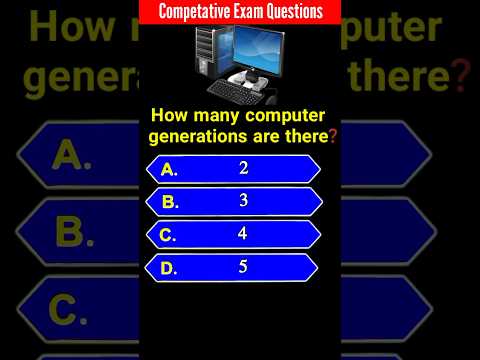 How many computer generations are there ? #gk #computer #shorts #gkquiz #competitiveexams #computers