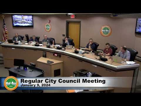 Regular City Council Meeting - 1/9/2024