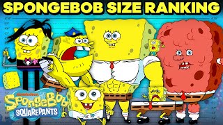 SpongeBob Ranking By Size! 📏 | SpongeBob