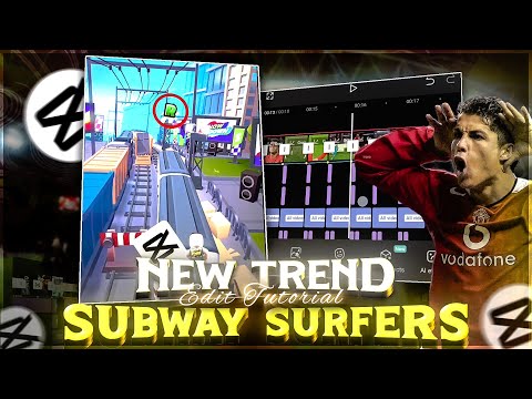 Subway Surfers Trend edit Tutorial on Capcut | Capcut Tutorial