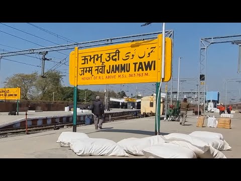 Jammu Tawi railway station Jammu and Kashmir, Indian Railways Video in 4k ultra HD