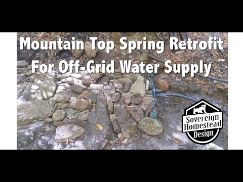 Mountain Top Spring Retrofit For Off Grid Water Supply