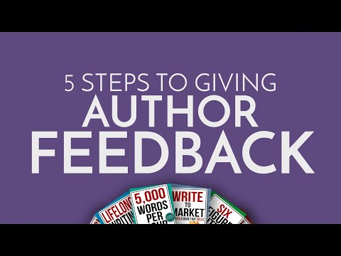 5 Steps to Giving Feedback to Authors