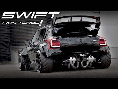 Maruti Suzuki SWIFT EXTREME MODIFIED Rear Engined Concept by Zephyr Designz