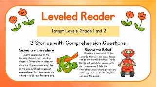 Reading for Grade 1 and Grade 2 | Reading Comprehension | Learn English Through Stories (Set 3)