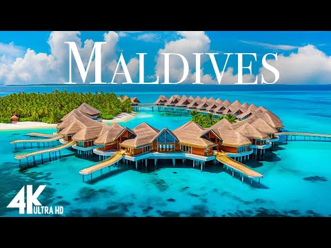 Maldives 4K - Scenic Relaxation Film With Calming Music - Video UltraHD