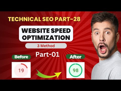 Easy Way Website Speed Optimization Method 01 || Part 28 - New Full SEO Course in Bangla 2024