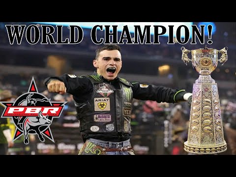 JOSÉ VITOR LEME WINS 2020 PBR WORLD CHAMPIONSHIP WITH 95.75 RIDE! 🇧🇷