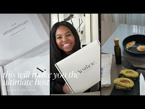 Aesthete By Cloth & Paper | Deluxe Lifestyle Subscription Box Unboxing | Winter 2023