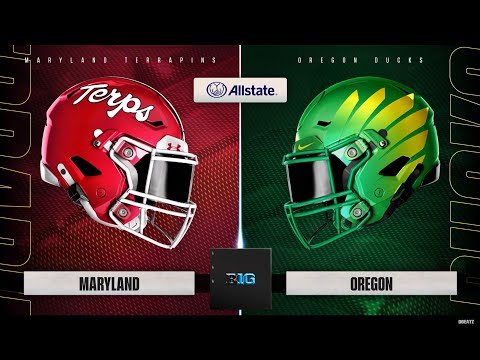 COLLEGE FOOTBALL MARYLAND TERRAPINS VS. THE OREGON DUCKS FULL GAME!