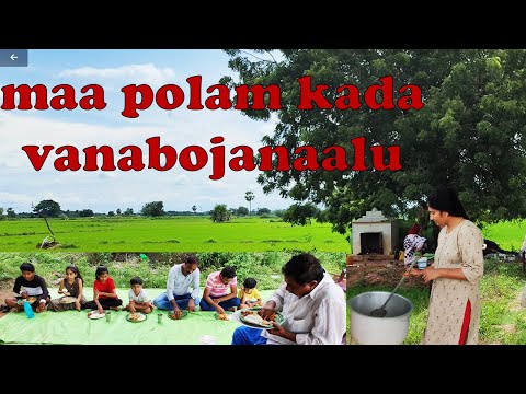 పచ్చని పొలాల మధ్యలో 👉 వనభోజనాలు 🌳 || Vanabojanalu In my Village || Beautiful Place in My Village