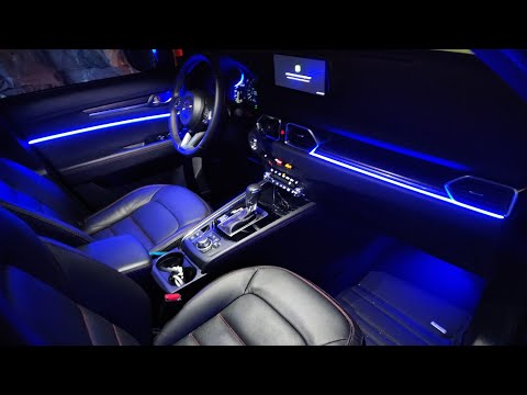 How to install ambient lights flow series (Detailed) 2023 Mazda CX-5