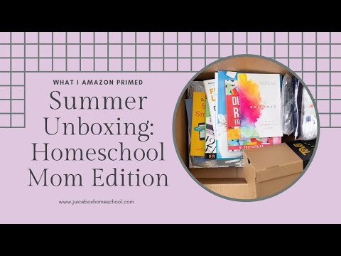 SUMMER AMAZON PRIME | HOMESCHOOL HAUL | UNBOXING