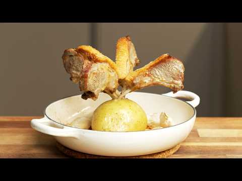 Crispy Lamb Cutlets – Perfectly Rendered Fat, Juicy Meat & Roasted Garlic