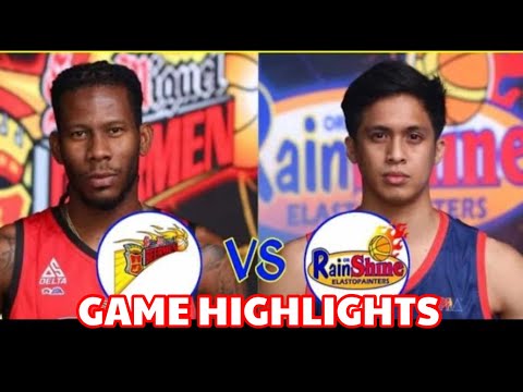 SAN MIGUEL VS RAIN OR SHINE GAME HIGHLIGHTS