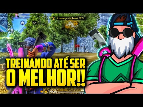 TREINANDO ATÉ NÃO PODER MAIS😮‍💨LIVE DE FREE FIRE