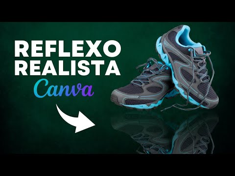 Como fazer um REFLEXO REALISTA no CANVA com APENAS 1 CLIQUE | Easy Reflections