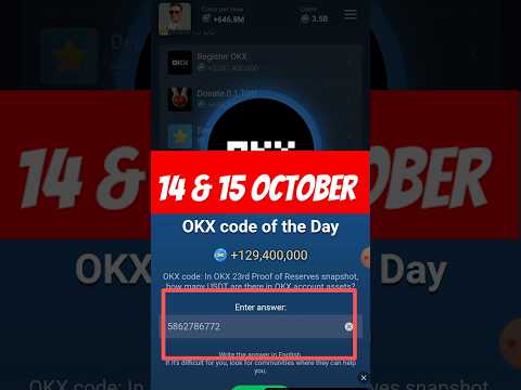 14 October Okx Code of the Day X Empire | Okx Code Of The Day X Empire |X Empire Okx Code Of The Day