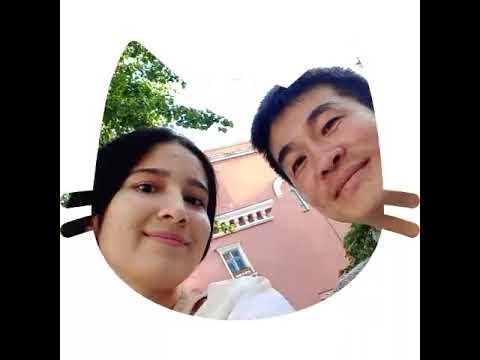 在俄羅斯的土庫曼女孩跟我介紹Telegram的錄影功能｜A Turkmen girl  introduced me to Telegram’s video recording function