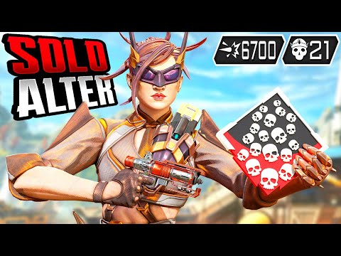 SOLO ALTER 21 KILLS & 6700 DAMAGE (Apex Legends Gameplay)