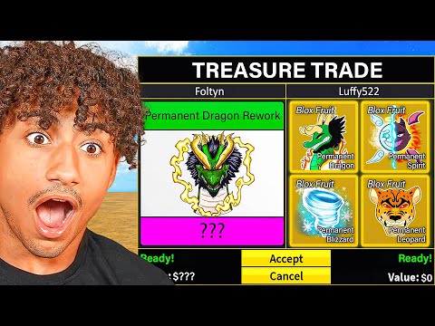 Trading PERMANENT Mythical Fruits In Blox Fruits..