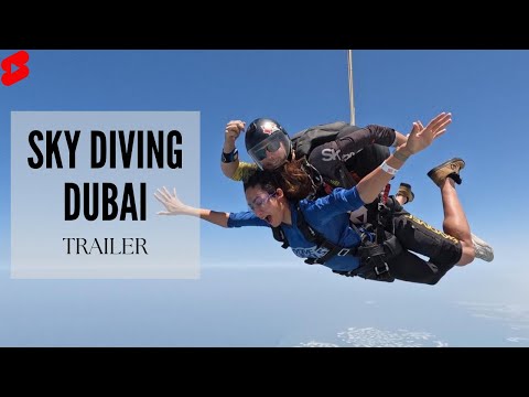 SKY DIVING in Dubai | Trailer #shorts