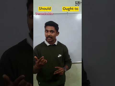 should vs ought to #should #oughtto #grammar #इंग्लिश_स्पीकिंग_कोर्स #इंग्लिशबोलनासीखें #esl #rulepo