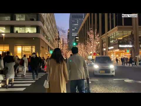 Không khí giáng sinh 2022 ở Ginza - Tokyo  クリスマス　2022、銀座