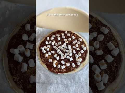 S’mores pastry snowflake #easyrecipe #shorts