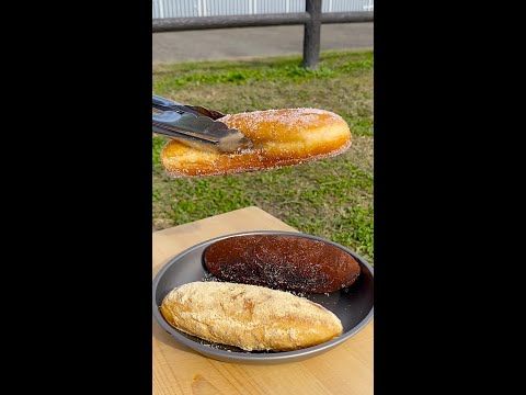 【小学校の給食で出てたよね！？懐かしい〜！】BBQで盛り上がる！人気キャンプ飯レシピ / Fried Bread aka AGEPAN #shorts