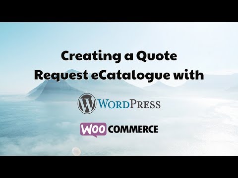 Creating a Quote Request Catalogue with Wordpress and Woocommerce