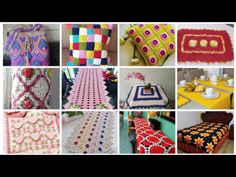 Ideas únicas y hermosas de patrones de crochet hechos a mano para decoraciones del hogar