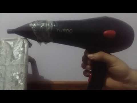 ASMR ( hair dryer  )  Long, short  run - relaxing sounds - Meditation  with old hair dryer