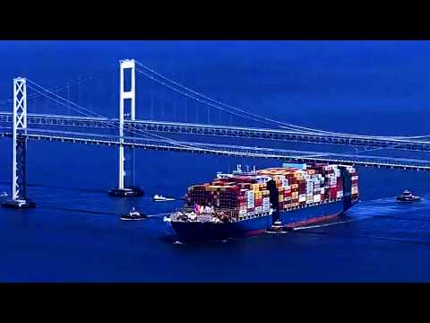 MV Dali Ship Towed From Baltimore After Key bridge Collapse